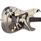 The Vintage War Pin-up Girl Guitar Cover Skin Wrap - Laminated Printed Vinyl Sticker Decal - Fits most Guitars and Basses.