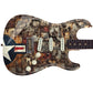 The Rusty War Dog Guitar Skin Wrap - Laminated Printed Graphics Vinyl Sticker Decal - Fits most Guitars and Basses.