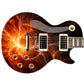 Cosmic Ember Swirl Guitar Skin Wrap – Laminated Vinyl Sticker Decal