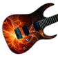 Cosmic Ember Swirl Guitar Skin Wrap – Laminated Vinyl Sticker Decal