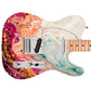 Swirling Abstract Fluid Art Guitar Vinyl Wrap – Laminated Printed Vinyl Skin Decal
