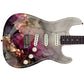 Guitar Vinyl Wrap Skins The Swirling Marblescape Laminated Vinyl Print for Guitars or Bass