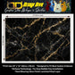 Guitar Vinyl Wrap Skins The Black Marble Laminated Vinyl Print for Guitars or Bass