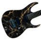 Guitar Vinyl Wrap Skins The Black Marble Laminated Vinyl Print for Guitars or Bass