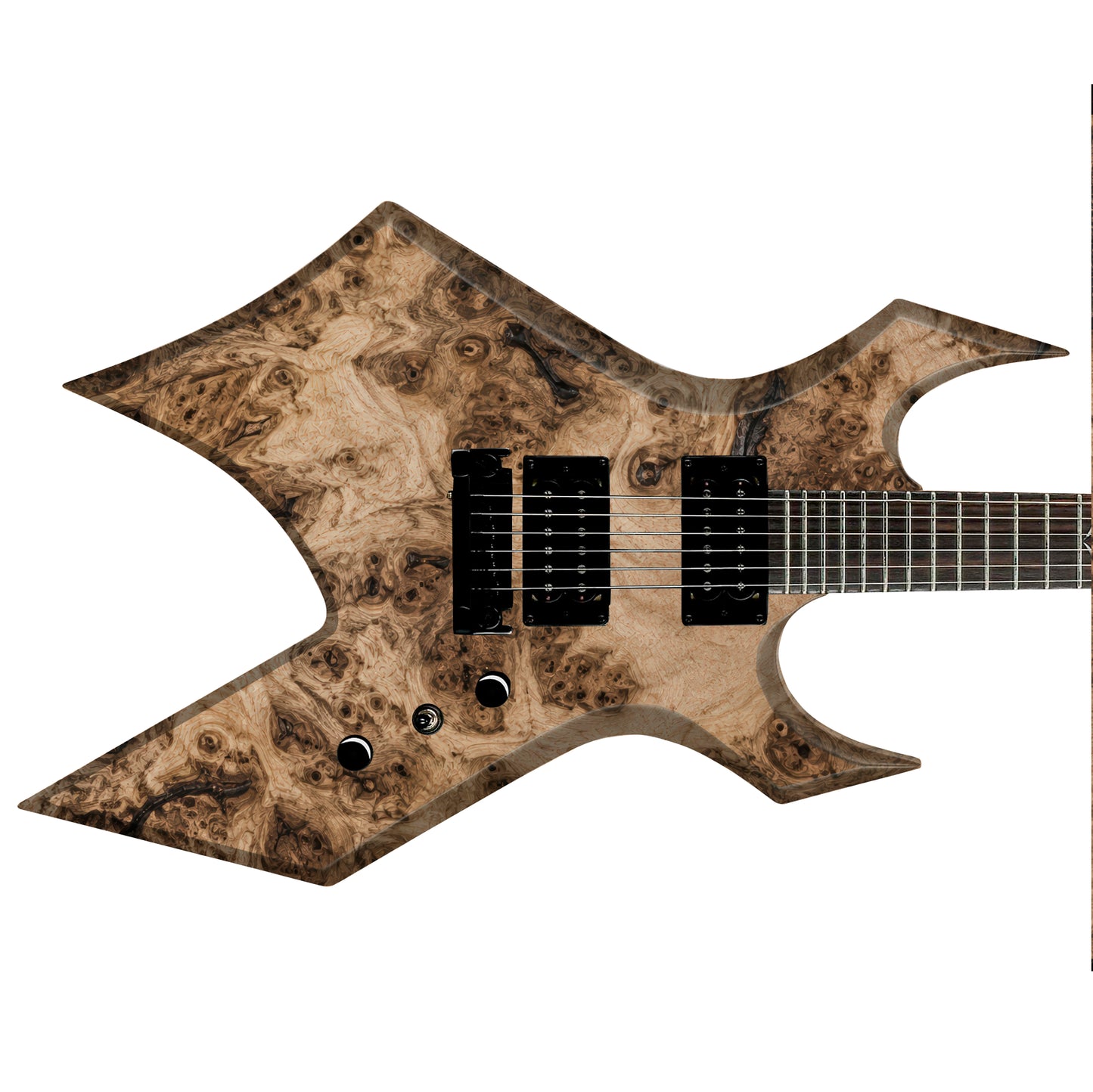 Guitar Vinyl Wrap Skins The Wood Burl Laminated Vinyl Print for Guitars or Bass