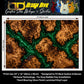 Guitar Vinyl Wrap Skins The Green River Burlwood Laminated Vinyl Print for Guitars or Bass