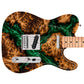 Guitar Vinyl Wrap Skins The Green River Burlwood Laminated Vinyl Print for Guitars or Bass