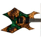 Guitar Vinyl Wrap Skins The Green River Burlwood Laminated Vinyl Print for Guitars or Bass