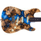 Guitar Vinyl Wrap Skins The Burlwood Resin River Laminated Vinyl Print for Guitars or Bass