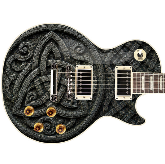 Guitar Skin Wraps The Viking Knotwork Laminated Airlease Vinyl Print for Guitars or Bass