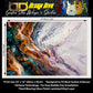 Guitar Skin Wraps The Swirling Copper Laminated Airlease Vinyl Print for Guitars or Bass