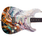Guitar Skin Wraps The Swirling Copper Laminated Airlease Vinyl Print for Guitars or Bass