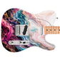Guitar Skin Wraps The Abstract Fluid Art Laminated Airlease Vinyl Print for Guitars or Bass