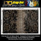 Guitar Skin Wraps The Cobra Strike Laminated Airlease Vinyl Print for Guitars or Bass