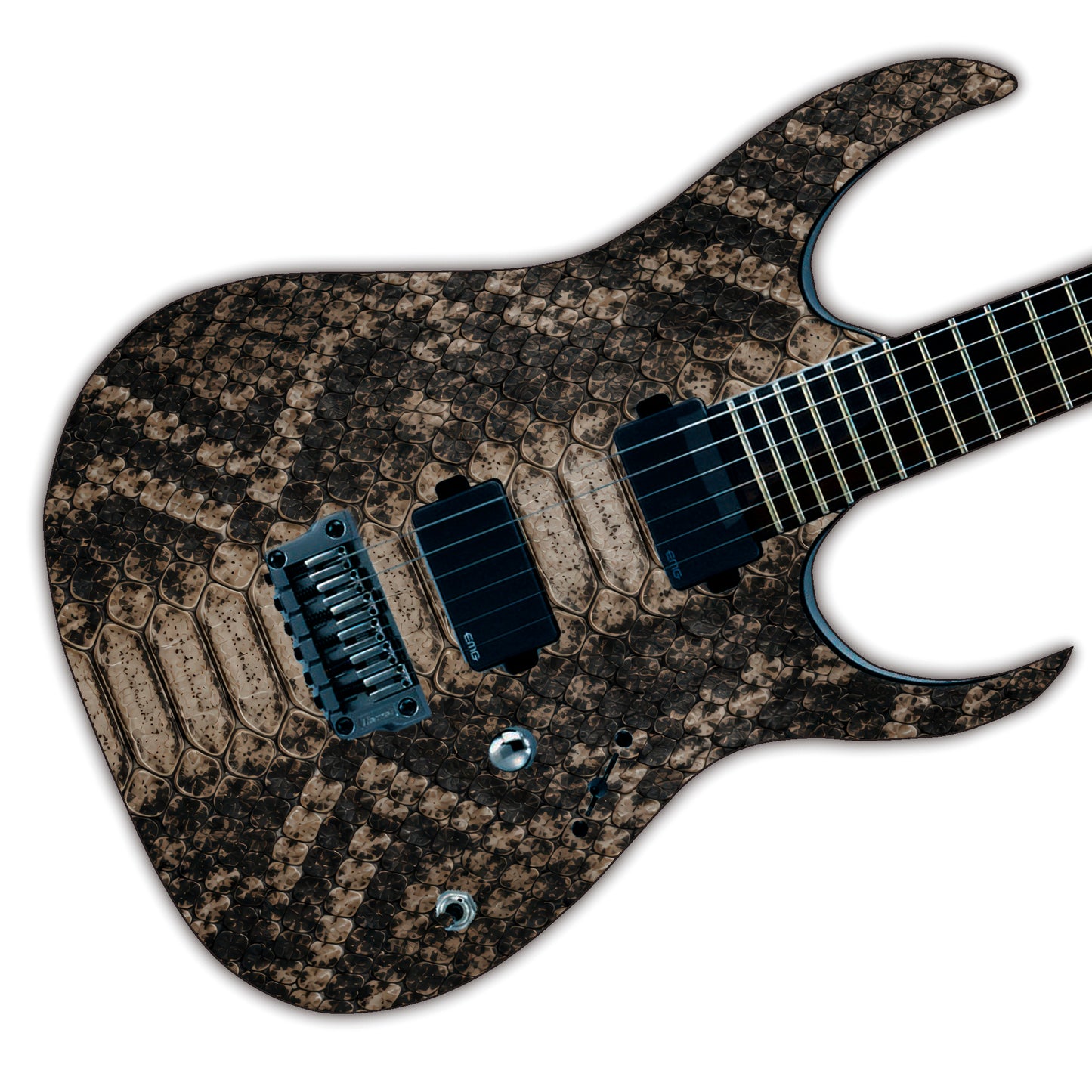 Guitar Skin Wraps The Cobra Laminated Airlease Vinyl Print for Guitars or Bass