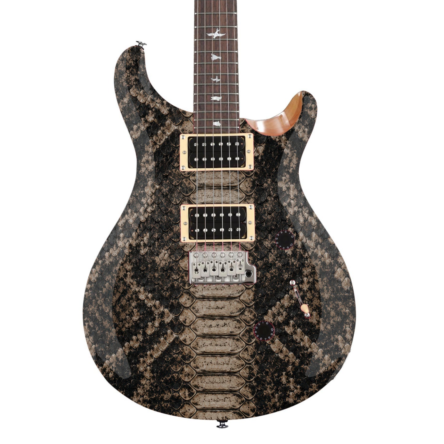 Guitar Skin Wraps The Cobra Laminated Airlease Vinyl Print for Guitars or Bass