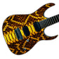 Guitar Skin Wraps The Viper Laminated Airlease Vinyl Print for Guitars or Bass