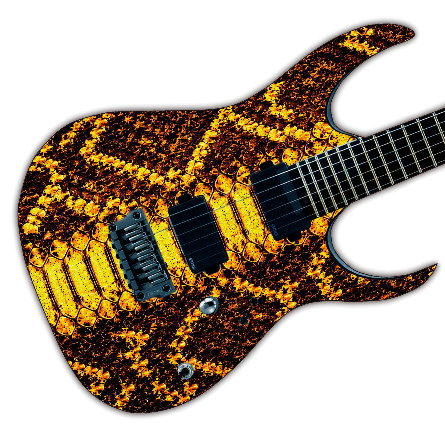 Guitar Skin Wraps The Viper Laminated Airlease Vinyl Print for Guitars or Bass