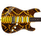 Guitar Skin Wraps The Viper Laminated Airlease Vinyl Print for Guitars or Bass
