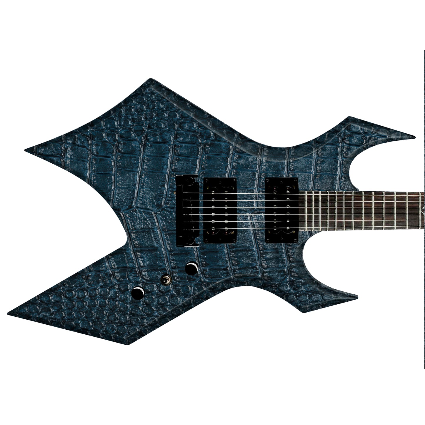 Guitar Skin Wraps The Black Mamba Laminated Airlease Vinyl Print for Guitars or Bass
