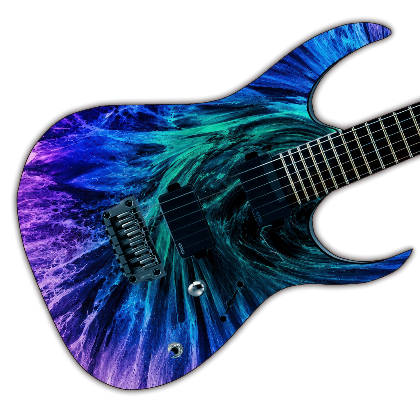 Guitar Skin Wraps The Black Hole Airlease Vinyl Print for Guitars or Bass