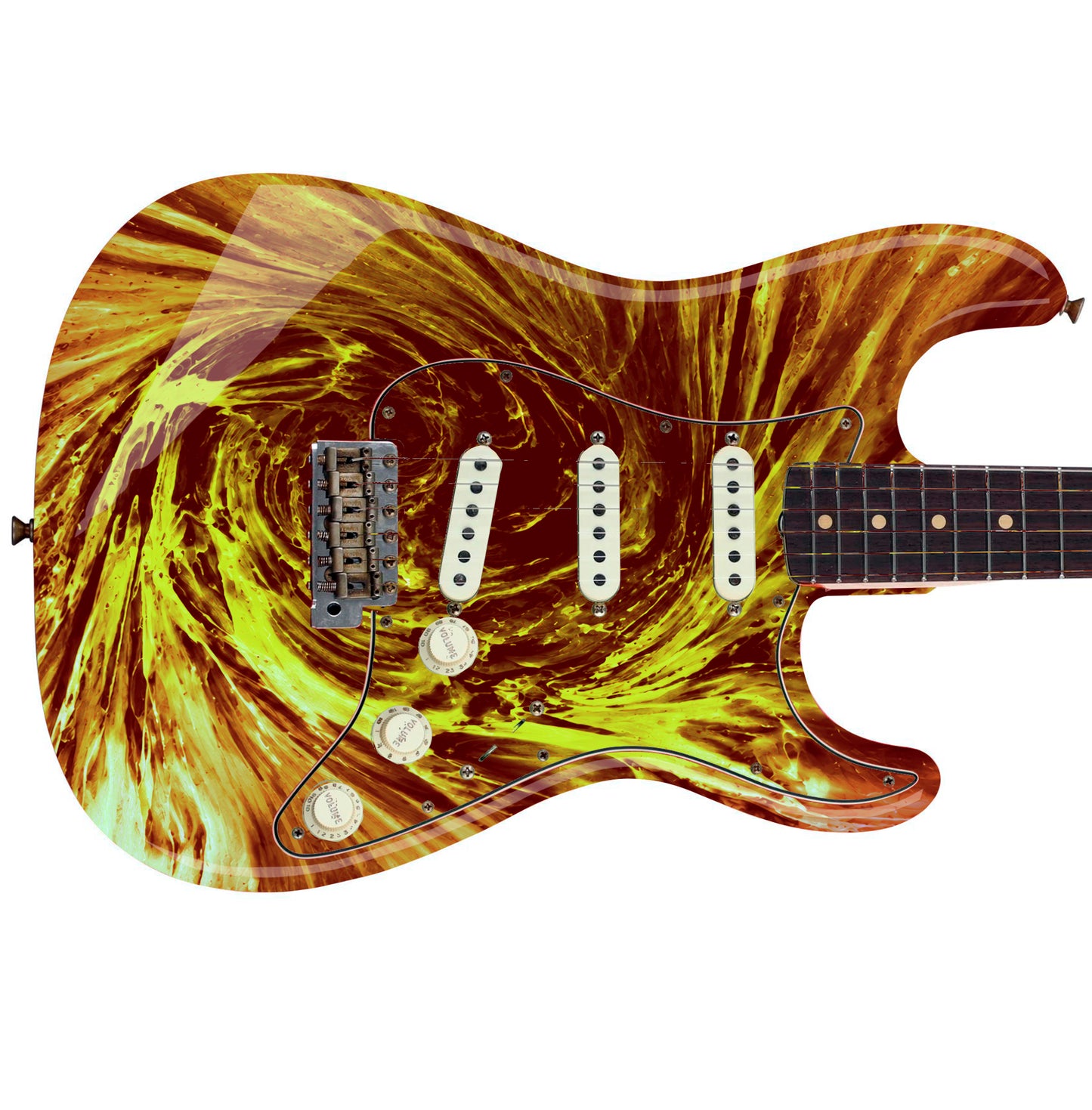 Guitar Skin Wraps The Cosmic Event Airlease Vinyl Print for Guitars or Bass