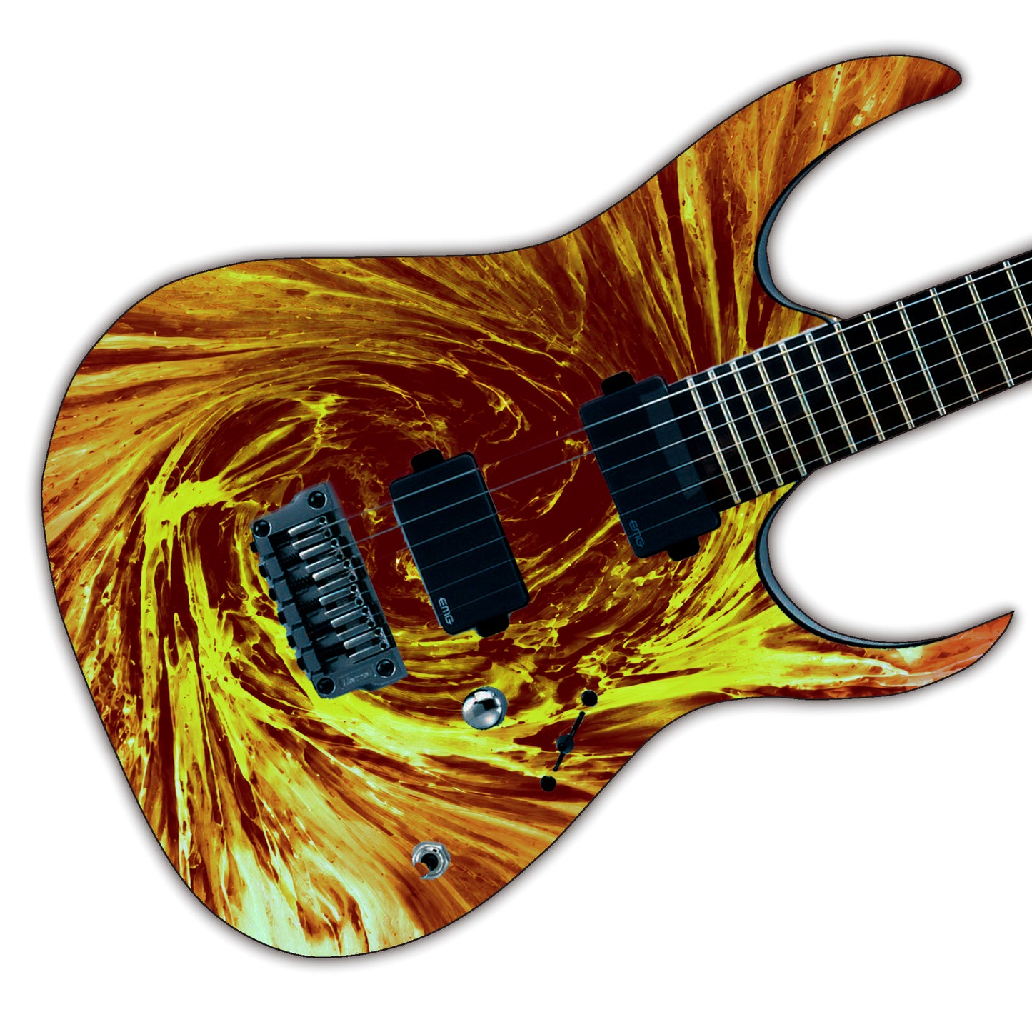 Guitar Skin Wraps The Cosmic Event Airlease Vinyl Print for Guitars or Bass