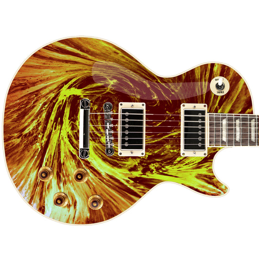 Guitar Skin Wraps The Cosmic Event Airlease Vinyl Print for Guitars or Bass