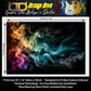 Guitar Skin Wraps The Cosmic Swirl Airlease Vinyl Print for Guitars or Bass