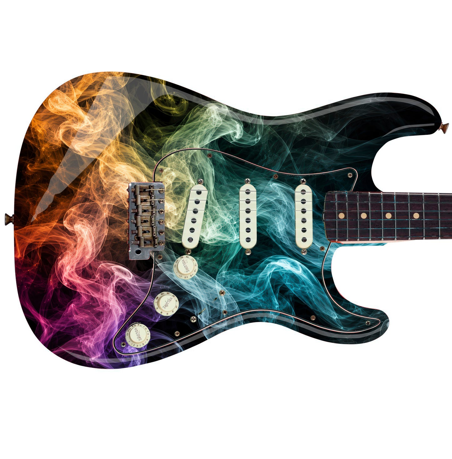 Guitar Skin Wraps The Cosmic Swirl Airlease Vinyl Print for Guitars or Bass