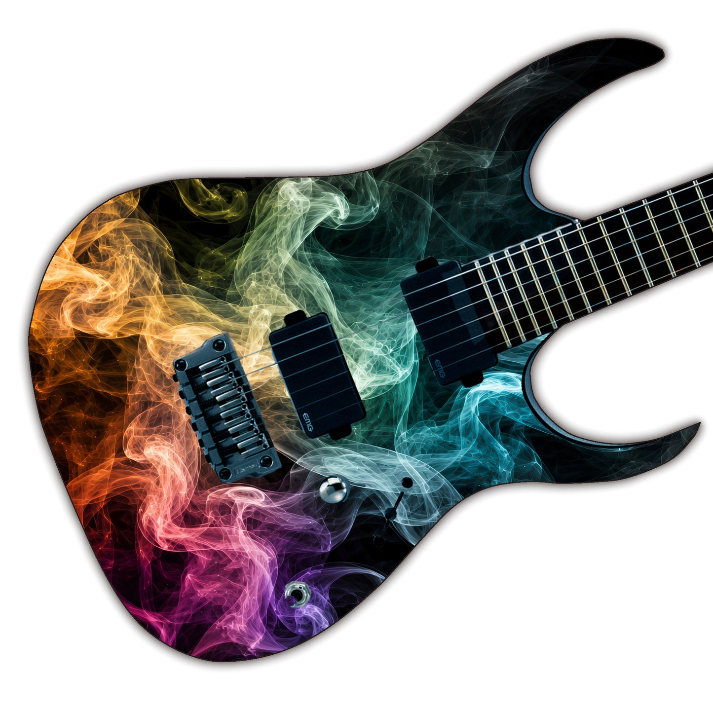 Guitar Skin Wraps The Cosmic Swirl Airlease Vinyl Print for Guitars or Bass
