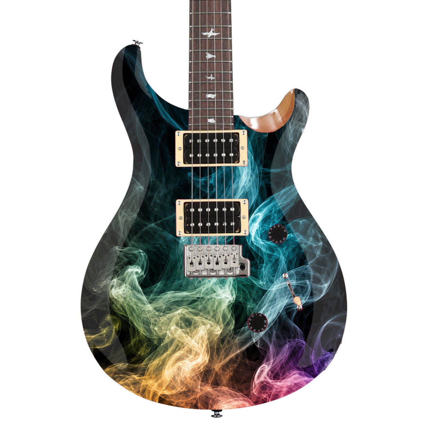 Guitar Skin Wraps The Cosmic Swirl Airlease Vinyl Print for Guitars or Bass