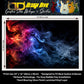 Guitar Skin Wraps The Cosmic Flame Airlease Vinyl Print for Guitars or Bass