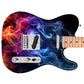 Guitar Skin Wraps The Cosmic Flame Airlease Vinyl Print for Guitars or Bass
