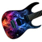 Guitar Skin Wraps The Cosmic Flame Airlease Vinyl Print for Guitars or Bass