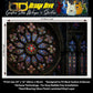 Custom Guitar Wrap The Gothic Window Airlease Vinyl Print for Guitars or Bass