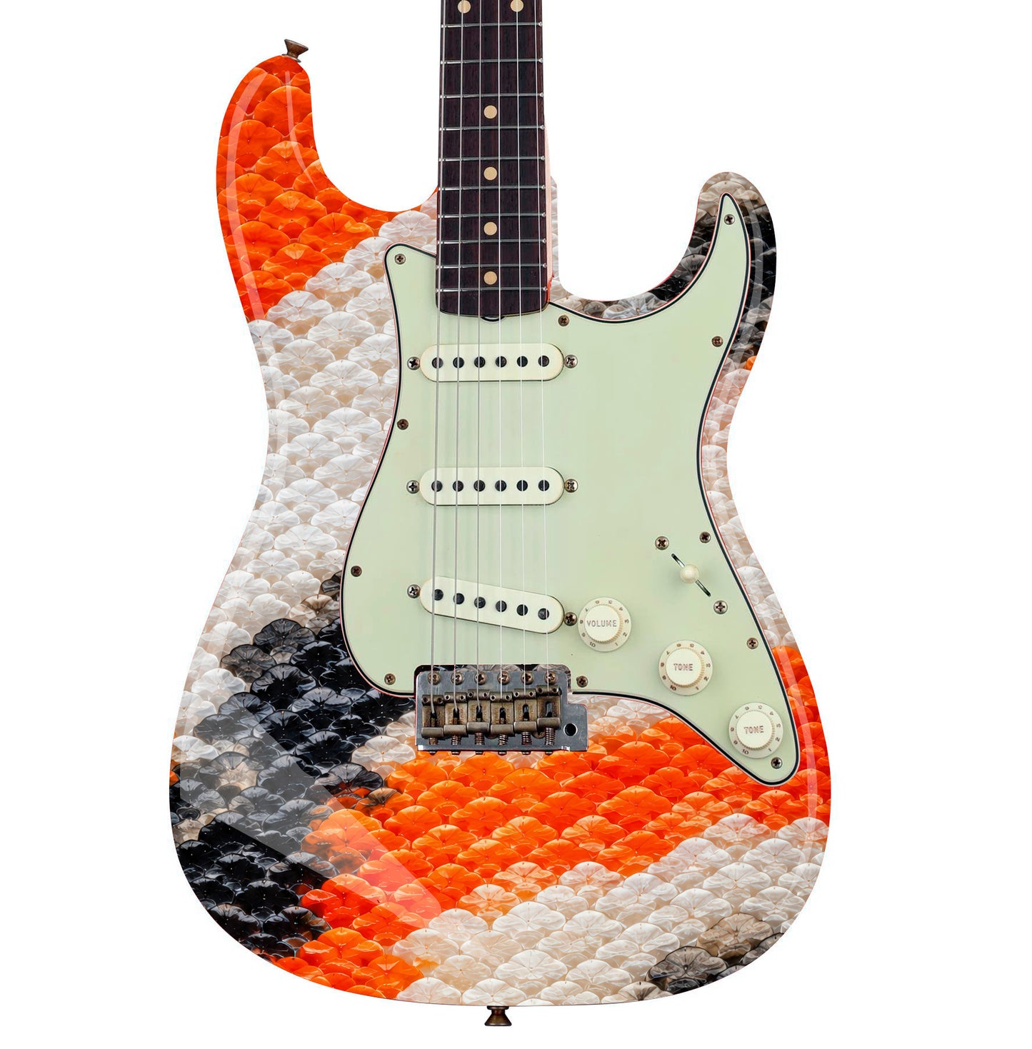 Custom Guitar Wrap The Goldfish Airlease Laminated Vinyl Print for Guitars or Bass