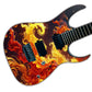 Custom Guitar Wrap The Flamewave Airlease Laminated Vinyl Print for Guitars or Bass