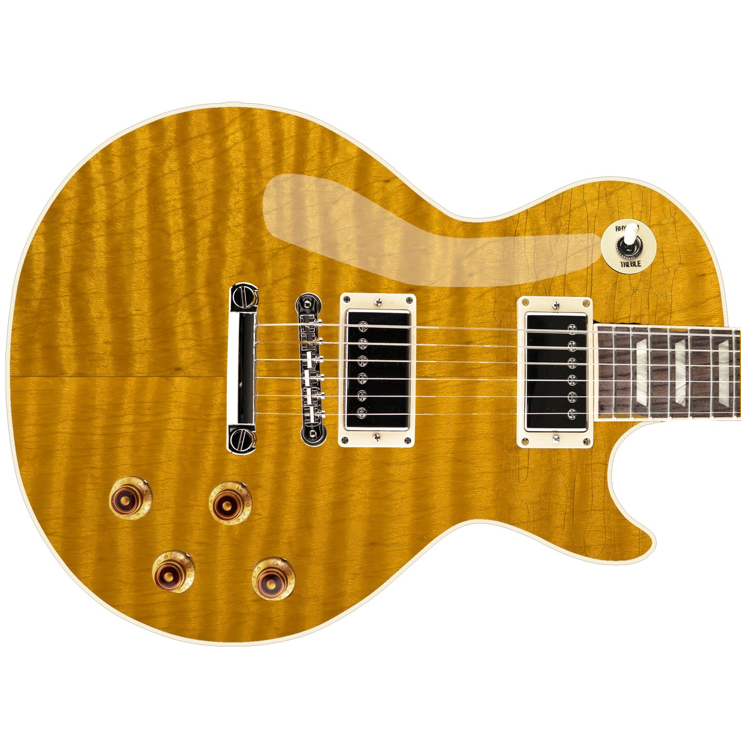 Custom Guitar Wrap The Aged Lemon Airlease Laminated Vinyl Print for Guitars or Bass