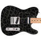 Custom Guitar Wrap The Black Jaguar Airlease Laminated Vinyl Print for Guitars or Bass