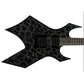 Custom Guitar Wrap The Black Jaguar Airlease Laminated Vinyl Print for Guitars or Bass