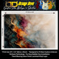 Custom Guitar Wrap The Copper Liquid Airlease Laminated Vinyl Print for Guitars or Bass