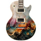 Custom Guitar Wrap The Copper Liquid Airlease Laminated Vinyl Print for Guitars or Bass