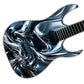 Custom Guitar Wrap The Liquid Metal Airlease Laminated Vinyl Print for Guitars or Bass