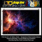 Custom Guitar Wrap The Outer Galaxy Airlease Laminated Vinyl Print for Guitars or Bass