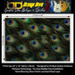 Custom Guitar Wrap The Peacock Airlease Laminated Vinyl Print for Guitars or Bass