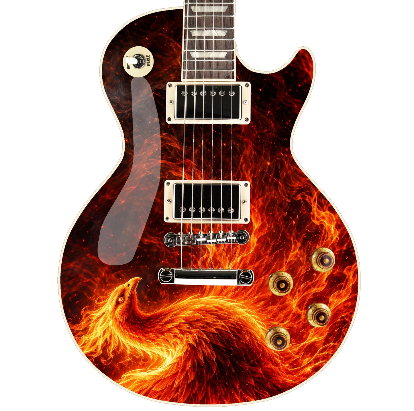Custom Guitar Wrap The Phoenix Airlease Laminated Vinyl Print for Guitars or Bass