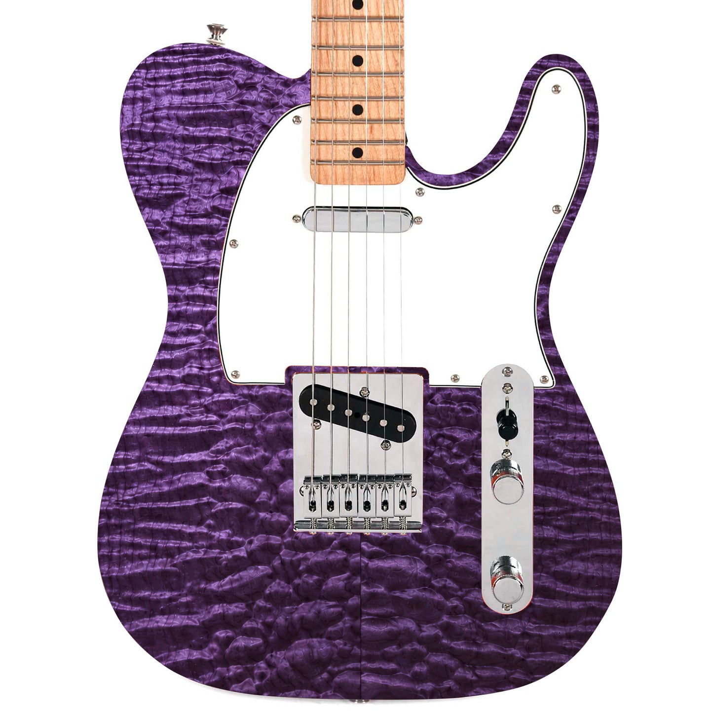 Custom Guitar Wrap The Purple Maple Airlease Laminated Vinyl Print for Guitars or Bass