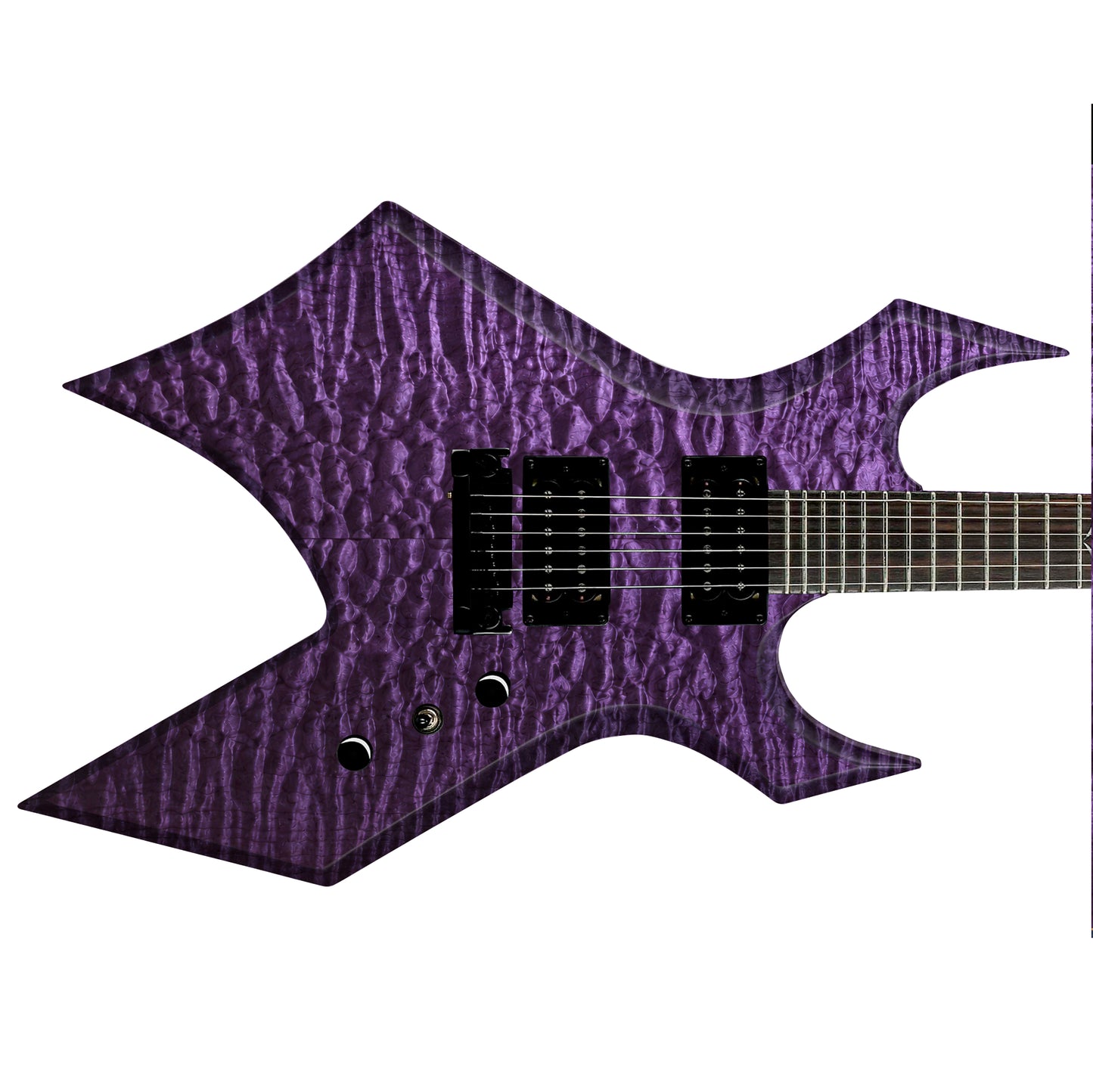 Custom Guitar Wrap The Purple Maple Airlease Laminated Vinyl Print for Guitars or Bass