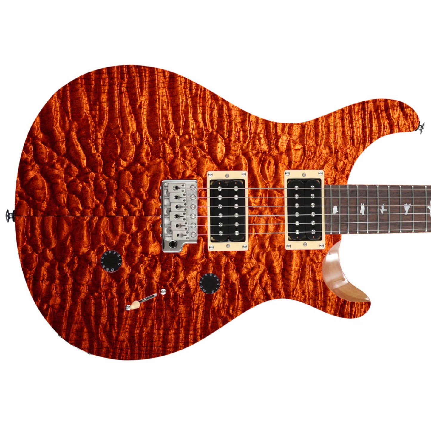 Custom Guitar Wrap The Umber Maple Airlease Laminated Vinyl Print for Guitars or Bass